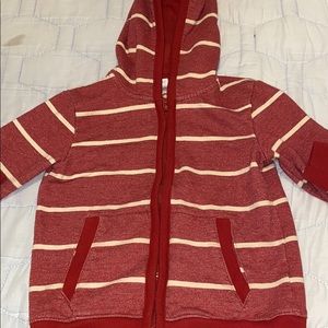 Boy Zipper and hoodie sweater.